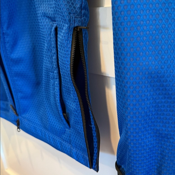 Adidas Women’s Training Climastrom Full Zip Jacket Blue M - Picture 11 of 11